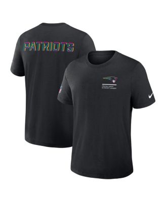 Men's Black New England Patriots 2025 NFL Crucial Catch Tri-Blend Dri-FIT T-Shirt