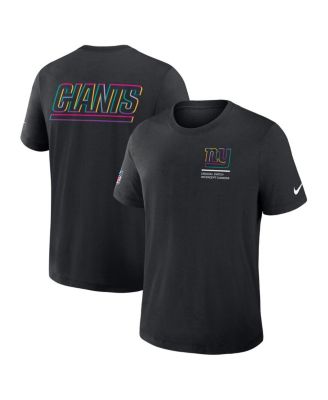 Men's Black New York Giants 2025 NFL Crucial Catch Tri-Blend Dri-FIT T-Shirt
