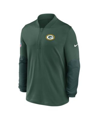 Men's Green Green Bay Packers Sideline Dri-FIT Half-Zip Pullover Sweatshirt