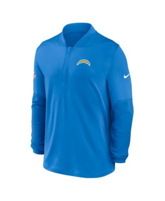 Men's Powder Blue Los Angeles Chargers Sideline Dri-FIT Half-Zip Pullover Sweatshirt