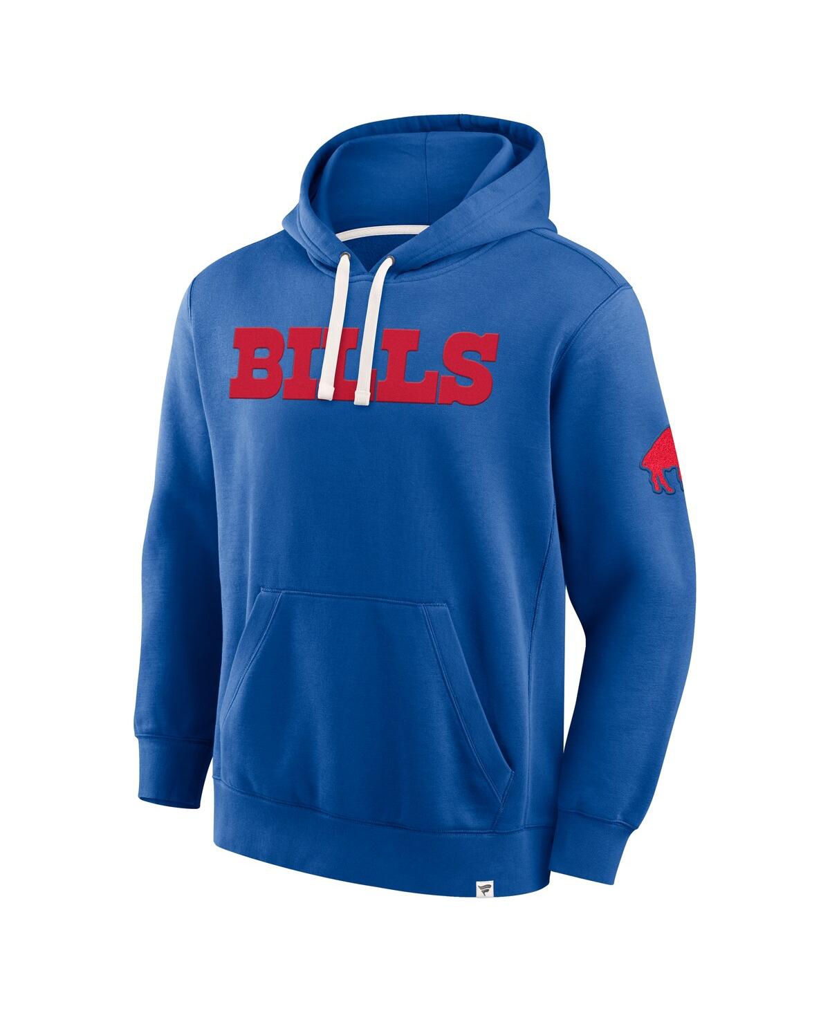 Fanatics Men's Royal Buffalo Bills New Horizons Heritage Pullover Hoodie In Blue