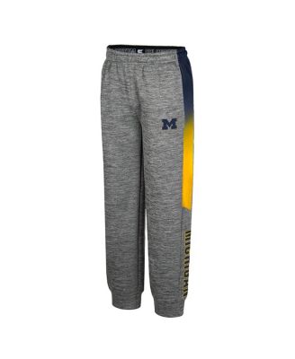 Big Boys and Girls Gray Michigan Wolverines The Gang Pants
