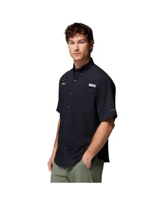 Men's Black Alabama Crimson Tide Tamiami Omni-Shade Button-Down Shirt