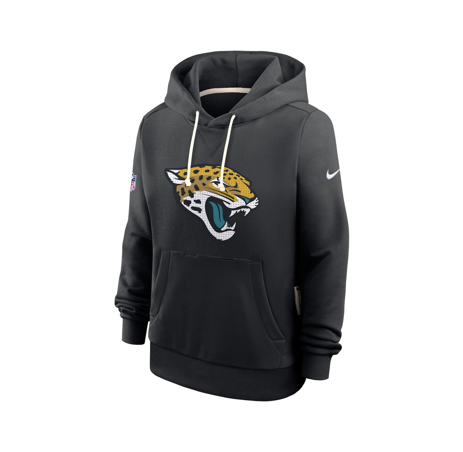 Women's Black Jacksonville Jaguars Sideline Standard Issue Initial Home Dri-FIT Hoodie