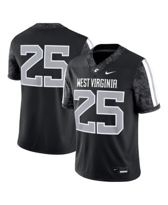 Nike - Men's 25 Black West Virginia Mountaineers Alternate Game Jersey