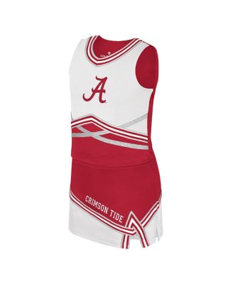 Big Girls 2-Piece Crimson Alabama Crimson Tide Lollipop Park Cheer Set