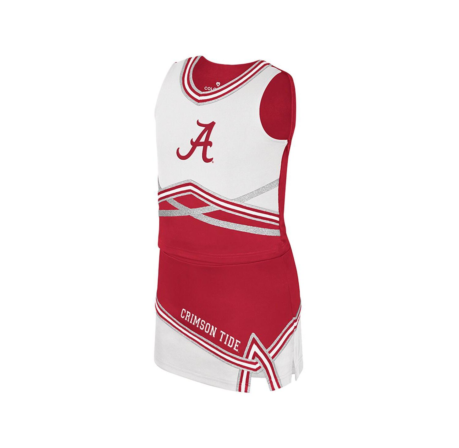 Big Girls 2-Piece Crimson Alabama Crimson Tide Lollipop Park Cheer Set