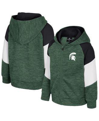 Colosseum - Toddler Green Michigan State Spartans Spirit Hollow Full-Zip Hoodie
