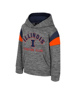 Toddler Gray Illinois Fighting Illini Wizard City Hoodie