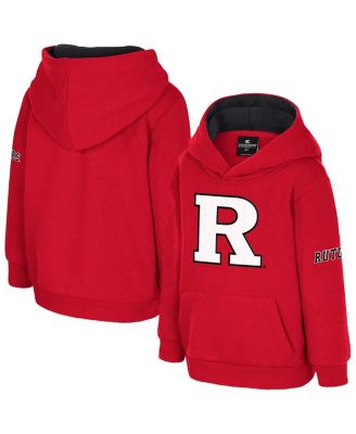 Colosseum - Toddler Scarlet Rutgers Scarlet Knights Big Logo Volume Fleece Pullover Hoodie
