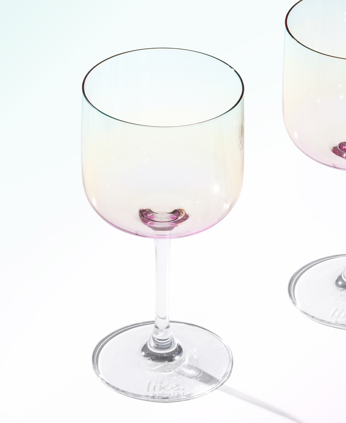 Villeroy & Boch Like Wine Glasses, Set Of 2 In White