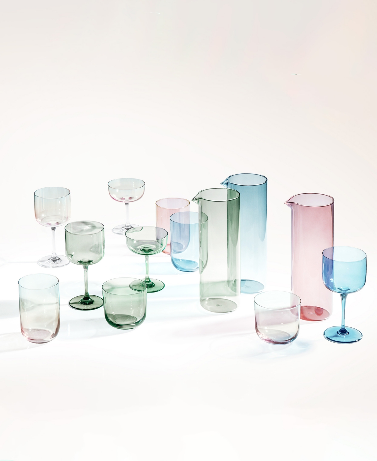Villeroy & Boch Like Double Old Fashioned Tumbler Glasses, Set Of 2 In White