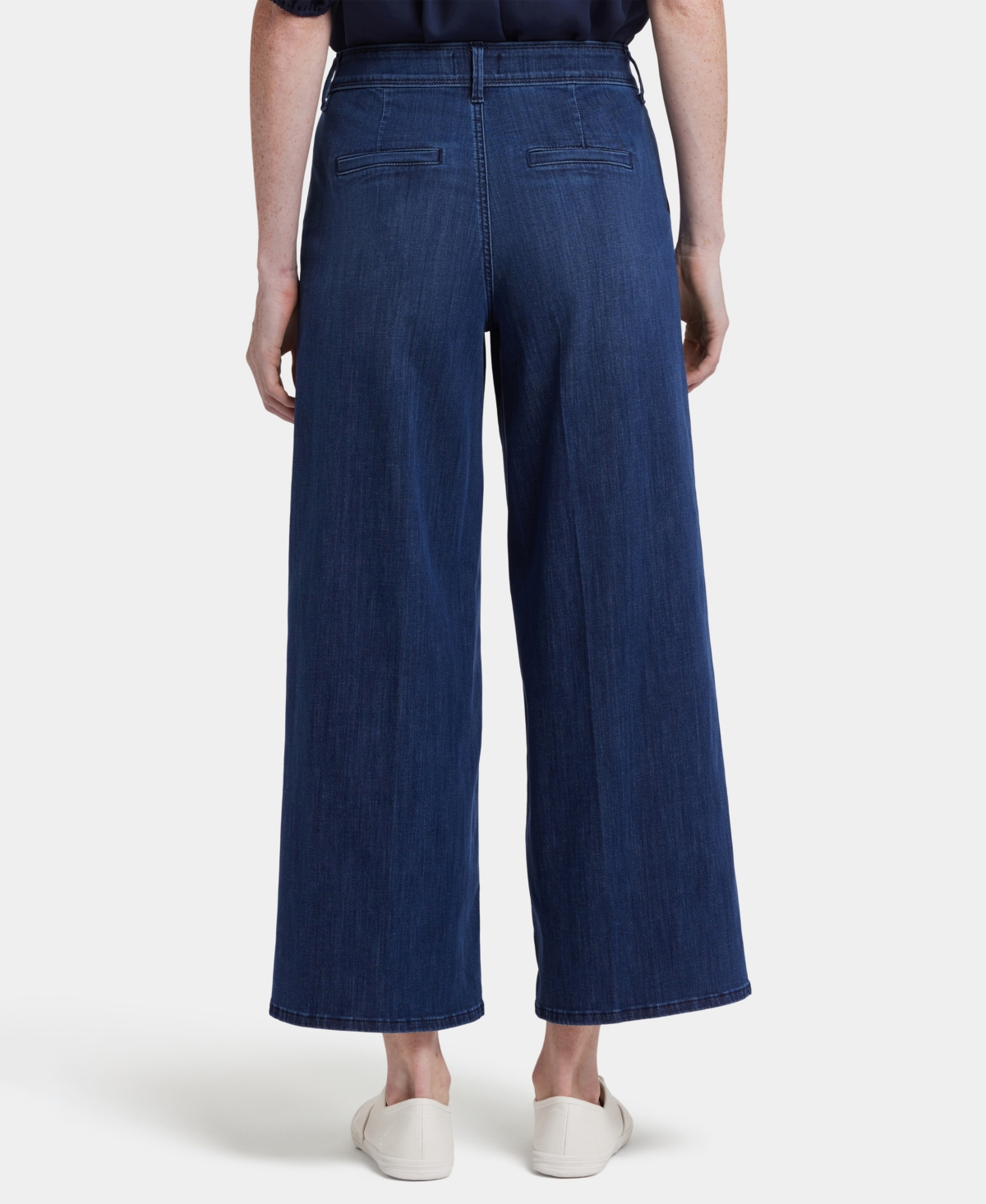 Nydj Women's Mona Wide Leg Trouser Ankle Jeans In Blue