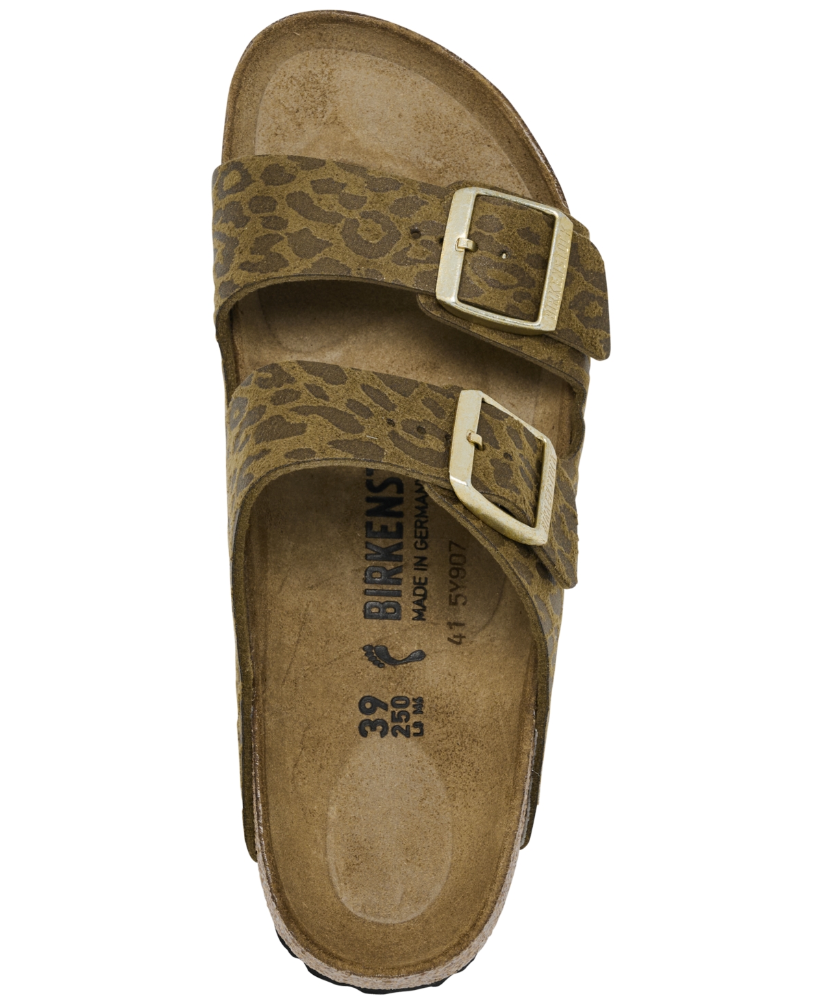 Birkenstock Women's Arizona Synthetic Birko-flor Sandals From Finish Line In Green
