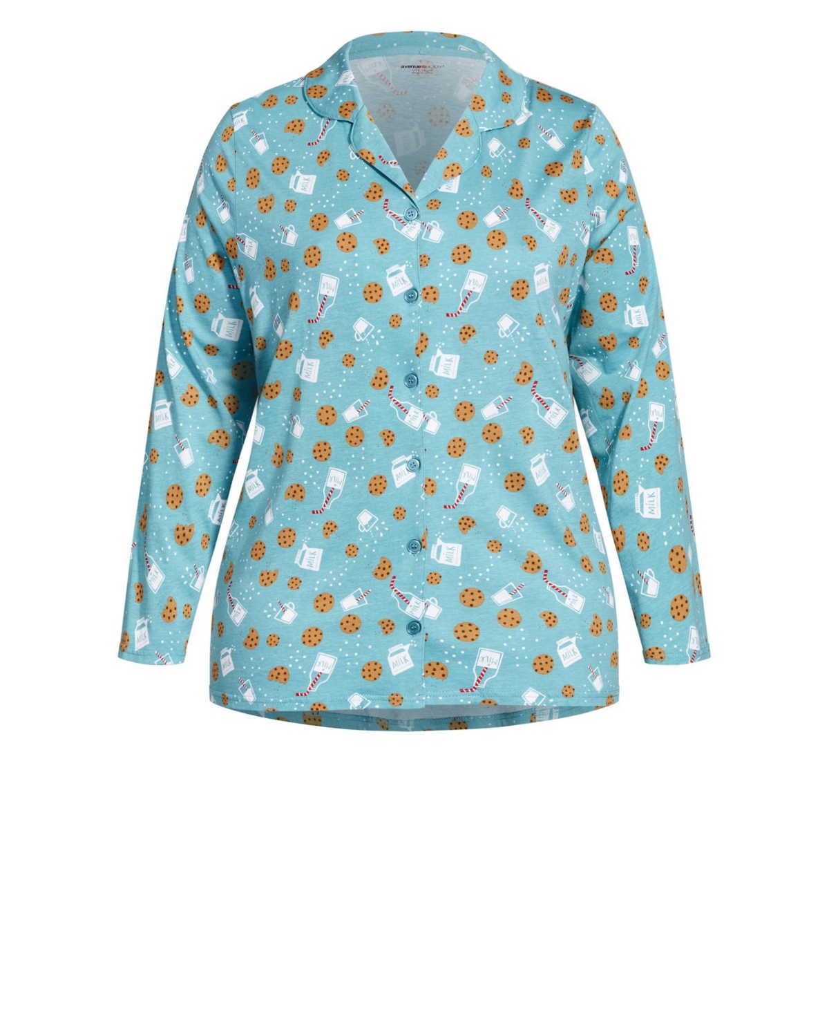 Avenue Women's Button Through Sleep Top