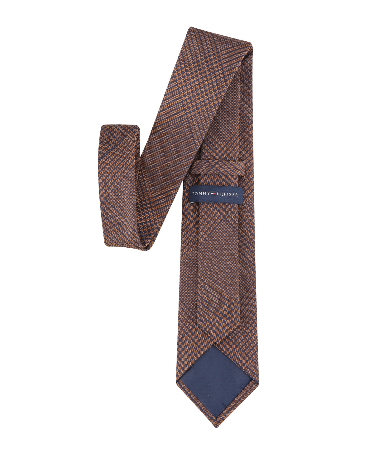 Tommy Hilfiger Men's Hendrix Glen Plaid Tie In Brown