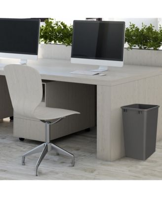 Polymer Replacement 35 qt. Trash Bin, Gray, 2 Pack, RV-35-13-2