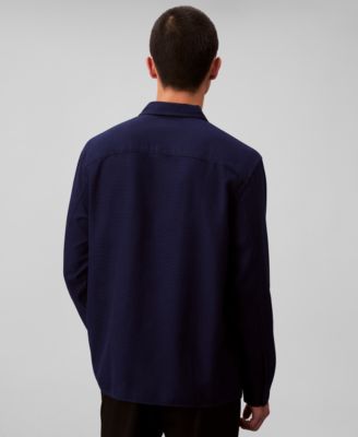 Men's Classic-Fit Yarn-Dyed Houndstooth Shirt