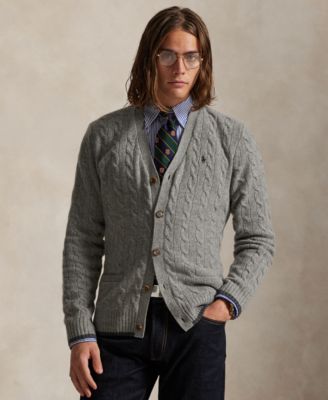 Polo Ralph Lauren - Men's Cable-Knit Wool-Cashmere Cardigan