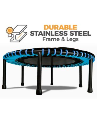 40" Adjustable Stability Bar with 40" Fitness Trampoline, Blue