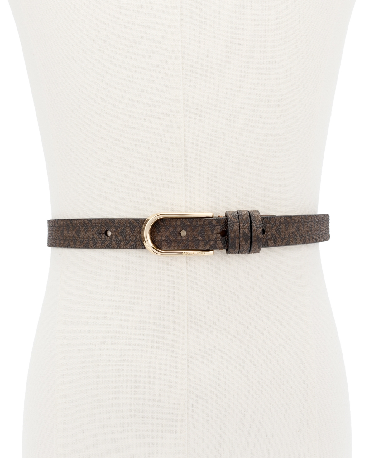 Michael Kors Women's Non-reversible Belt In Brown