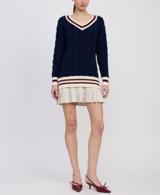 Women's Knox Mixed Media Mini Dress