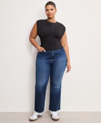 Women's Sleeveless Corset Top, Regular & Plus Size