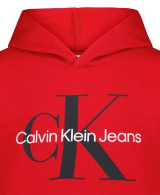 Big Boys Old School Logo Pull On Hoodie