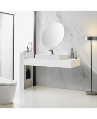 Single Hole Single-Handle Bathroom Faucet in Matte Black