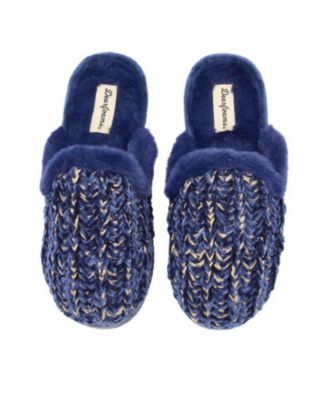 Women's Paris Chenille Shaped Tab Scuff Slipper