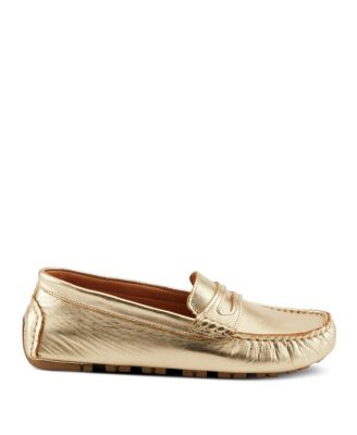 Audette Leather Moccasins with Removable Insole and Penny Keeper