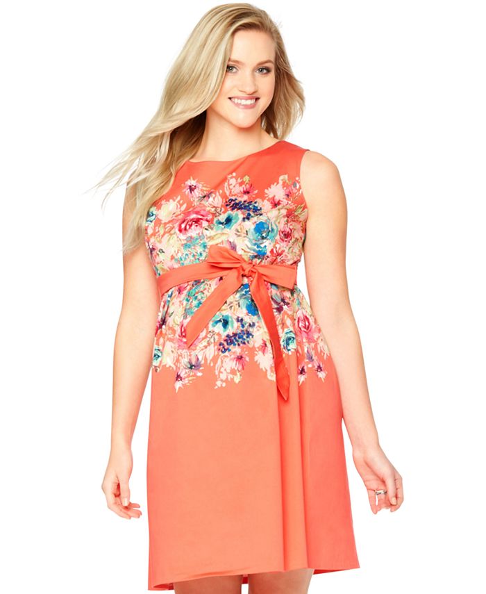 Motherhood Maternity FloralPrint Dress Macy's