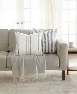 Yarn-Dyed Patterns 2-Pack Decorative Pillows, 20" x 20"