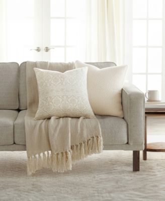 Seed Stitch Knit 2-Pack Decorative Pillows, 20" x 20"