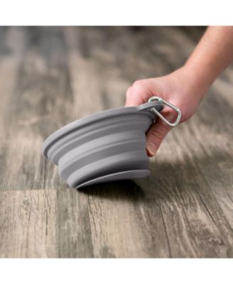 3-in-1 Dog Walk Bag, Travel Bowl, & Reflective Leash with Matching Planet-Safe Dog Poop Bags