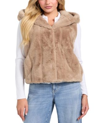 Women's Sophy Faux-Fur Hooded Vest