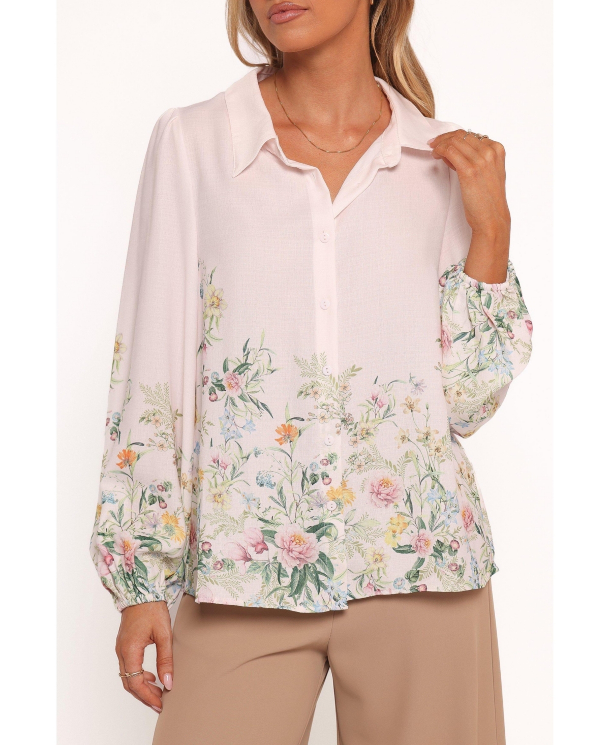 Petal and Pup Women's Avis Top - Pink Floral M