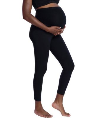 Women's Essential Stretch Secret Fit Over the Belly Maternity Leggings - Motherhood Maternity