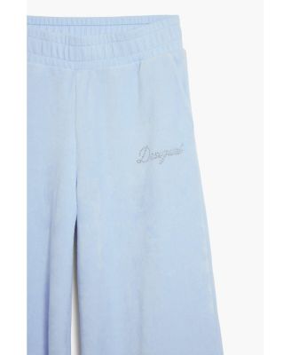 Girls's Fleece pants with rhinestones