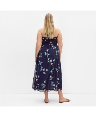 Plus Size Everfree Floral Print Maxi Dress