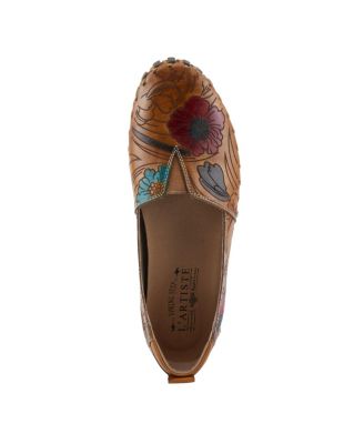 Women's Modesty Indoor Shoes with Plush Interior, Etched Floral Detail, Stretch Gore Fit, and Cushioned Back Collar – Lightweight Slip-Ons