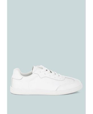 Womens Bostonia Real Leather Casual Sneakers