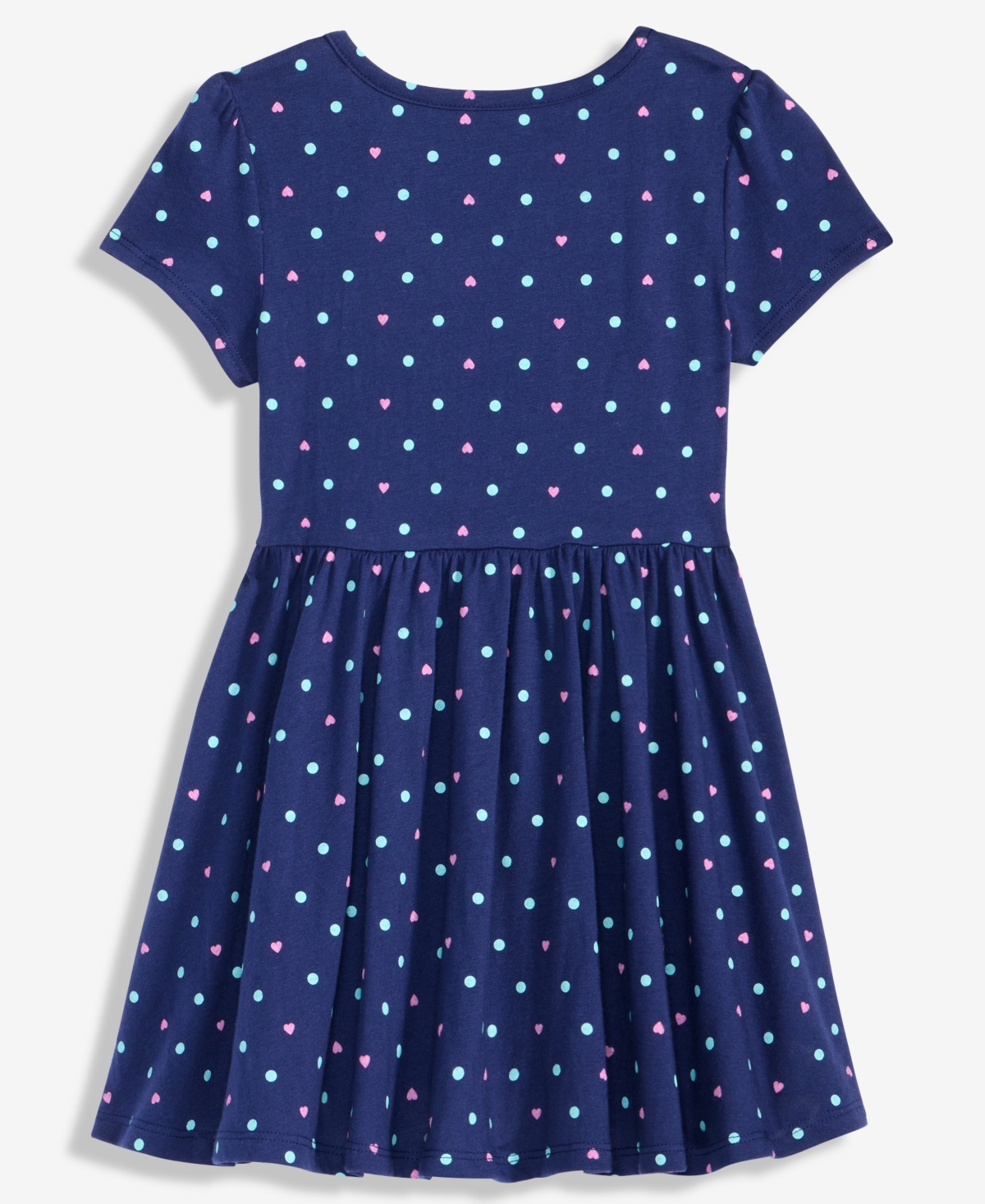 Epic Threads Girls Toddler 2t-4t Short-sleeve Dotted Dress In Multi