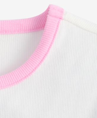 Little & Big Girls Rib Baby Tee, Exclusively at Macy's 