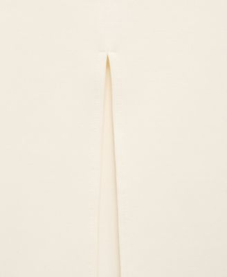 Women's Slit Detail Cotton Skirt