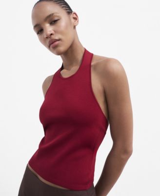 MANGO - Women's Hoop Detail Knitted Top