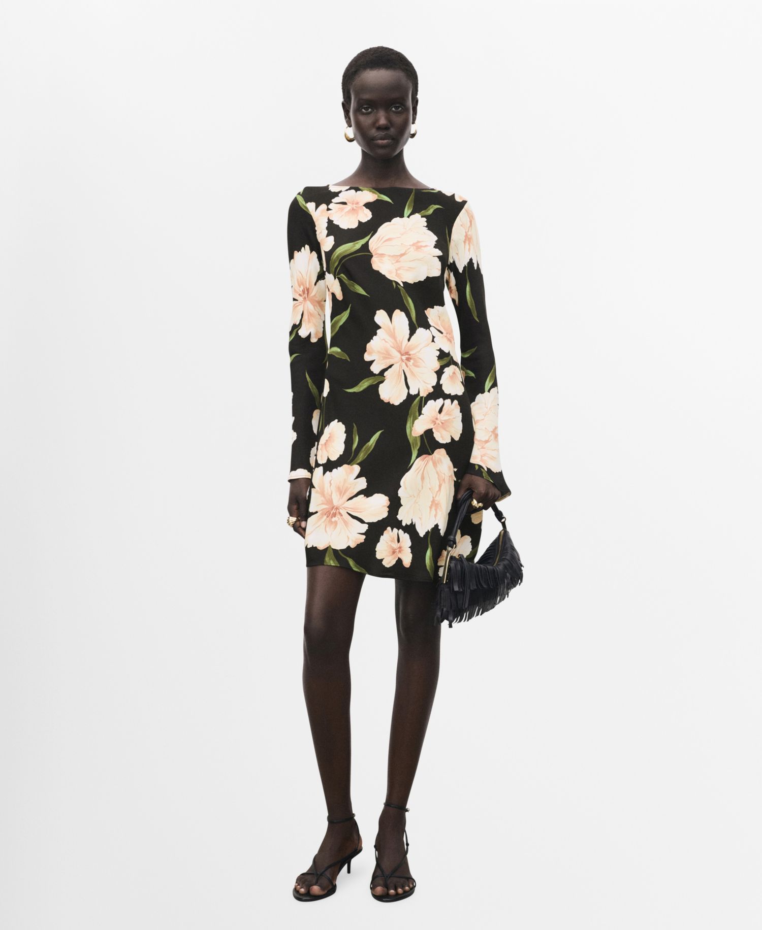 Women's Short Floral-Print Dress