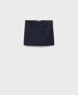 Women's Pinstriped Short Skirt