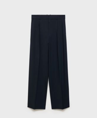 Women's Low-Rise Wide-Leg Pants