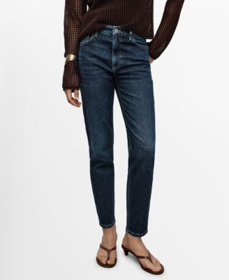 MANGO - Women's Newmom Comfort High-Rise Jeans